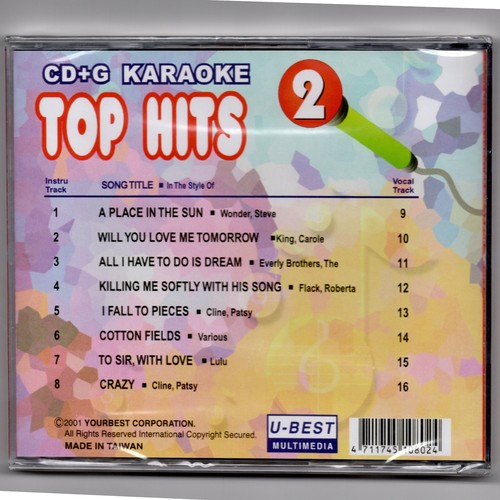 Karaoke top hits - cd+g,