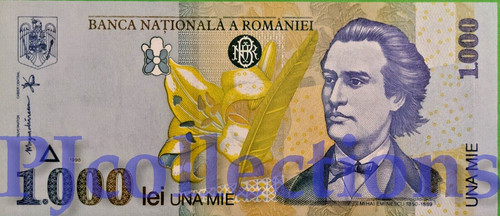 Romania 1000 lei 1998 pick - 1000,