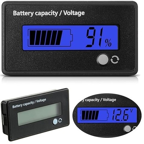 Display lcd 12v 72v volt - 12v-72v,