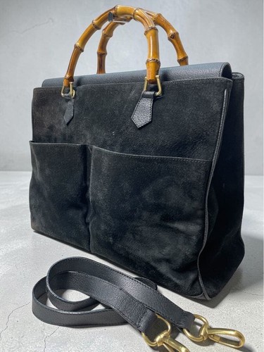 Borsa tracolla gucci bambù - borsa,