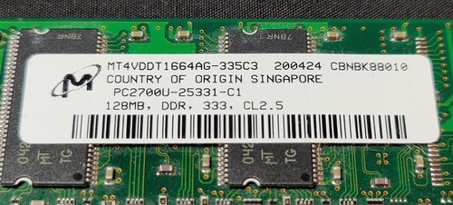 Micron mt4vddt1664ag 335c3 - micron, mt4vddt1664ag-335c3