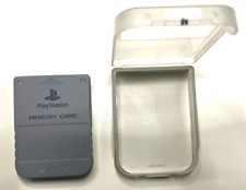 Memory Card PS1 PSX Originale Sony Playstation Grigia COME NUOVA CON CUSTODIA