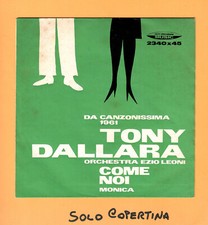 SOLO COPERTINA - 7" - TONY