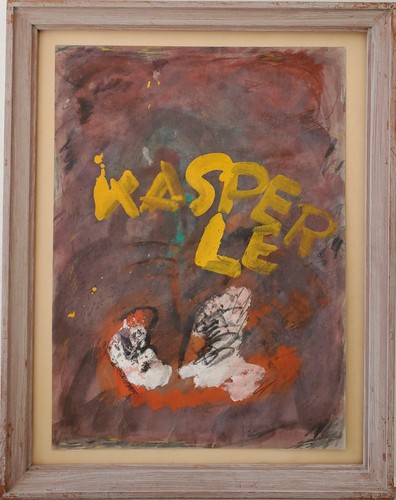 Dipinto olio tedesco