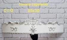 BALDACCHINO IN LEGNO BIANCO E