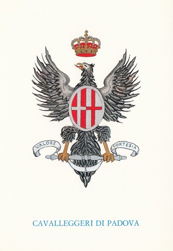 Cartolina cavalleria stemma - cartolina,
