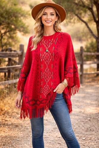 Boutique rosso azteco western