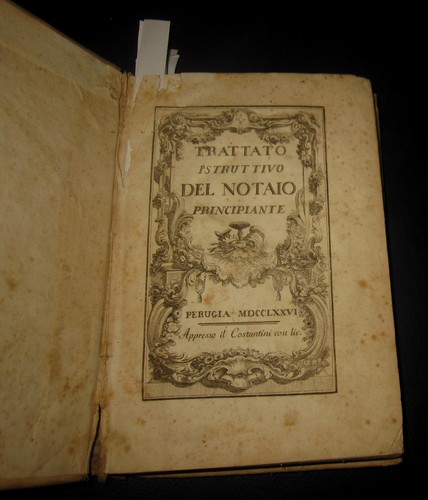 1781 antonio pacini notaio - pacini,