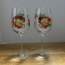 2 bicchieri da vino a stelo