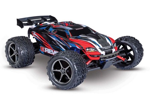 Traxxas slvr revo - slvr, rosso/blu