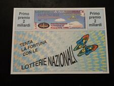CARTOLINA  LOTTERIA MARATONA DI ROMA 1996