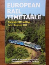 EUROPEAN RAIL TIMETABLE ORARI TRENI EUROPA ESTATE 2015 SUMMER railways