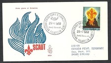 1968 ITALIA FDC VENETIA 267 SCAUT TIMBRO DI ARRIVO - 6575