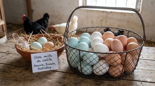 Uova feconde fertili miste - feconde,