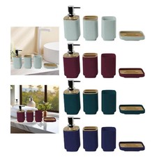 Set di 4 accessori da bagno