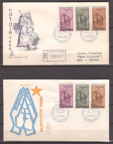 21086 vaticano 1966 natale - vaticano, 2