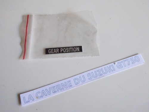 Suzuki 750 plaquette gear - 750,