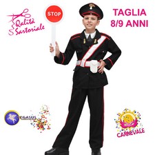 COSTUME VESTITO DI CARNEVALE BAMBINO CARABINIERE 8/9 ANNI PEGASUS 1246