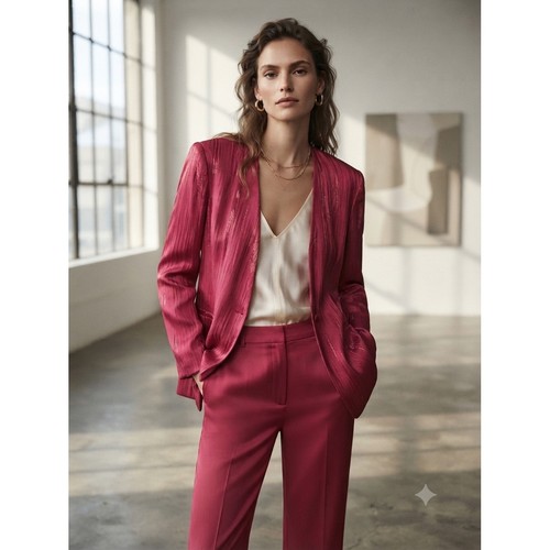 Giacca blazer zara rosa fucsia - zara,