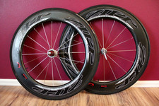 ZIPP 808 Ruote Set Ruote 700C Tubolare, 10 Velocità, Bici da Strada, Cronometro OTTIMO