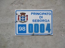 Seborga Principat 1998 license