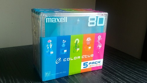 Minidisc maxell color club - maxell,
