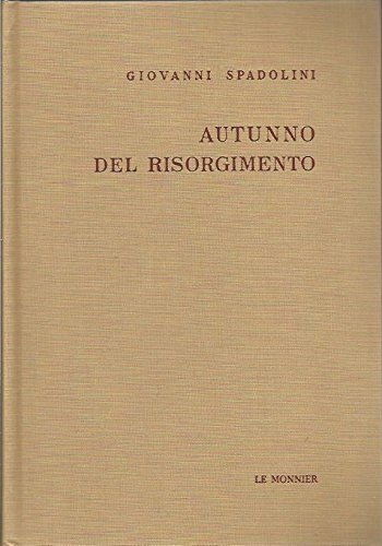 Autunno del risorgimento - del,