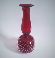 VENINI Rare Old Vintage Murano Vase Carlo Scarpa Fulvio Bianconi era Acid Signed