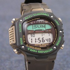 Orologio termometro barometro anni 90 RETRO CASIO ALTI-THERMO ALT-6000 [Batteria nuova]