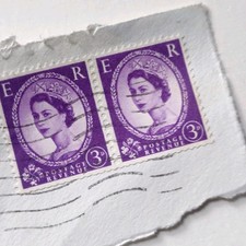 FRANCOBOLLI United Kingdom UK QUEEN ELIZABETH II 3D Revenue Postage Stamps