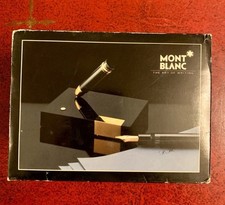 RARO Montblanc Set Scrivania Stiloforo Penna Vintage Meisterstück Nero 19146