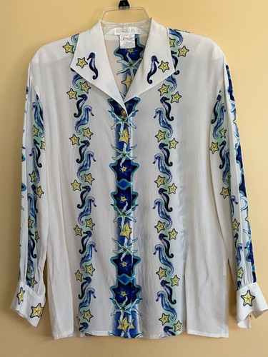 Camicia escada seta vintage - seta,
