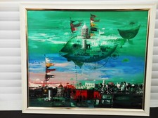 CALOGERO Jean (1922-2001)HUILE