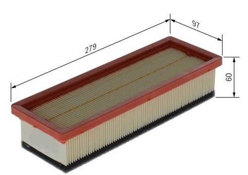 Filtro aria fiat - filtro,