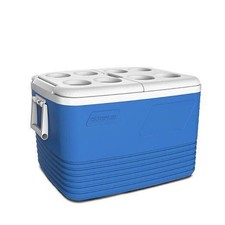 FRIGORIFERO PORTATILE CON PORTABICCHIERI BEVANDE VIAGGIO CAMPEGGIO PICNIC 60LT 2