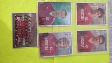 TORINO - CINQUE FIGURINE GIGANTI FOTOCROMATICHE  ZANETTI 1983-84 CON SQUADRA