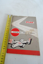 manuale Fiat 1967 consigli agli utenti