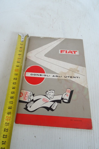 Manuale fiat 1967 consigli - manuale,