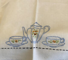 Runner da tavolo ricamato, due