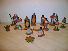 SOLDATINI SAFARI L.T.D.-MADE IN CHINA-60mm-ABORIGENI NUOVA ZELANDA-12 PEZZI-GOOD