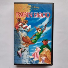 ROBIN HOOD VHS I CLASSICI WALT DISNEY HOME VIDEO 1992 CARTONE ANIMATO 