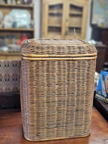 Retro wicker cane laundry - wicker,