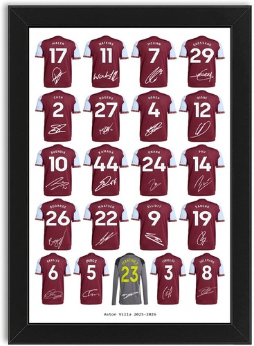 Poster squadra firmato aston - poster,