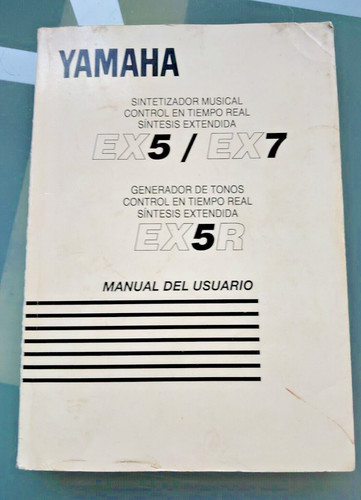 Manual sintetizador yamaha ex5 - manual,