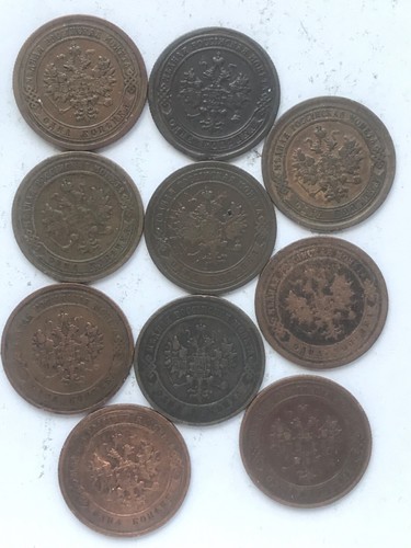 10x kopek 1886 1890 1895 - 1886,