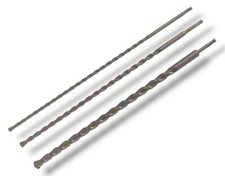 Punte 3 pz per trapano demolitore 100 cm martello attacco sds plus  x muro