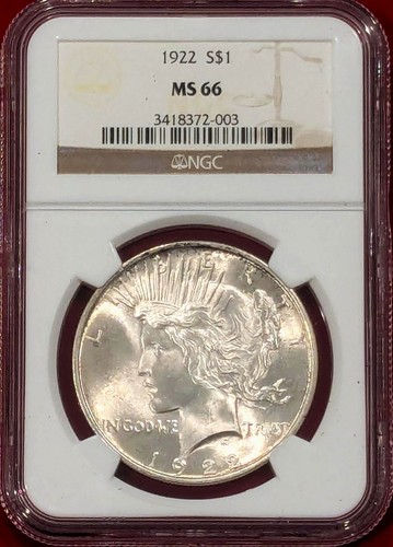 Dollaro argento pace 1922 - pace,