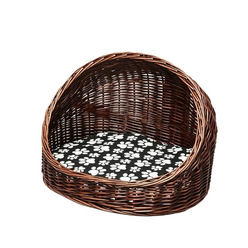 Cuccia vimini con cuscino - in,