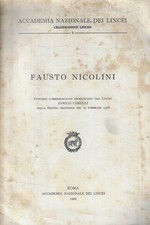 Fausto Nicolini. Discorso