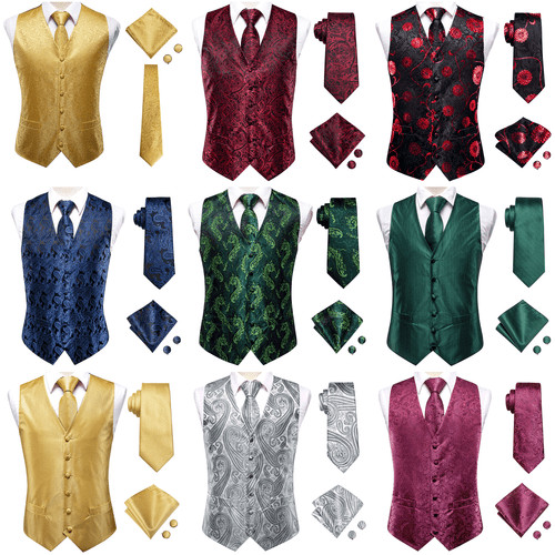 Tie gilet uomo verde blu - uomo,